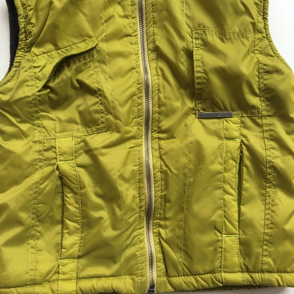 Kenneth Cole Boy 3T Green Grey Fleece Lined Vest - Picture 2 of 5